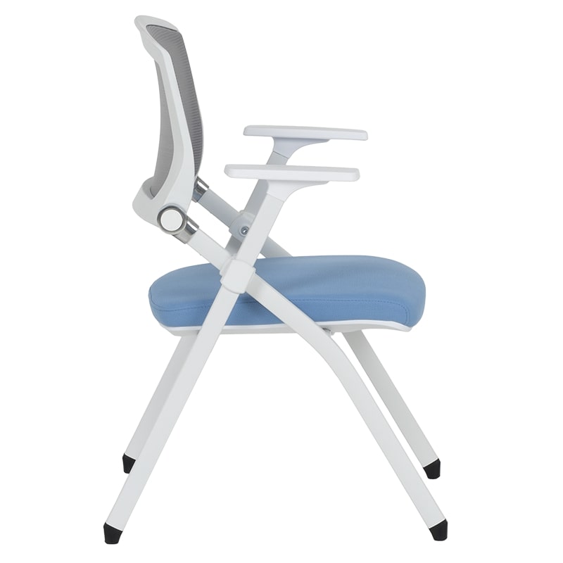 Сгъваем посетителски офис стол Carmen 1706-1 син